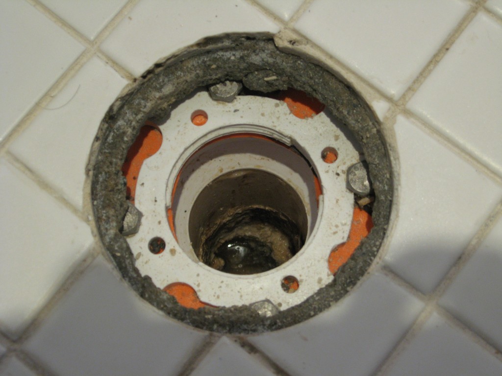 clogged shower drain